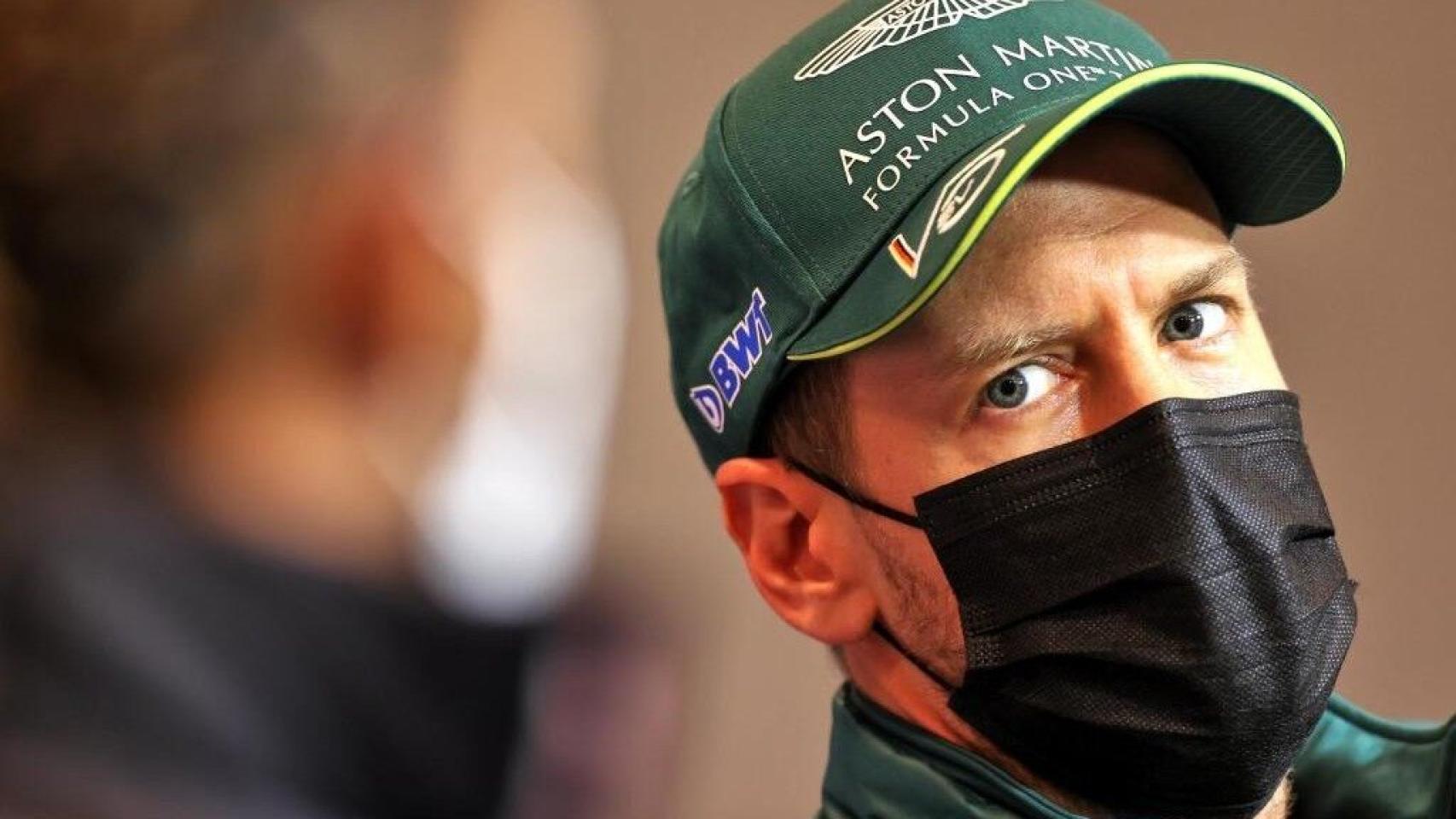 Sebastian Vettel, durante la temporada 2021 de la Fórmula 1