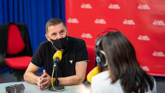 El coordinador de EH Bildu, Arnaldo Otegi, este martes en Catalunya Ràdio.
