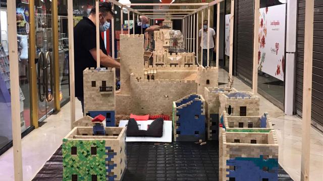 Exposición Exin Castillos en el centro comercial Camelias de Vigo