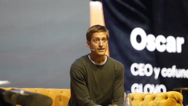 El CEO y fundador de Glovo, Óscar Pierre, en el 36º Congreso de Aecoc.