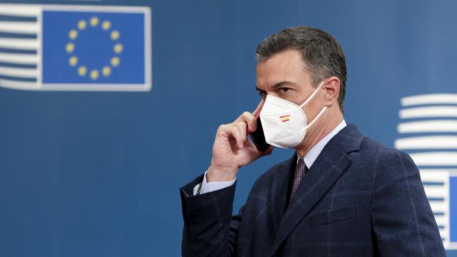 El presidente del Gobierno, Pedro Sánchez, durante un Consejo Europeo