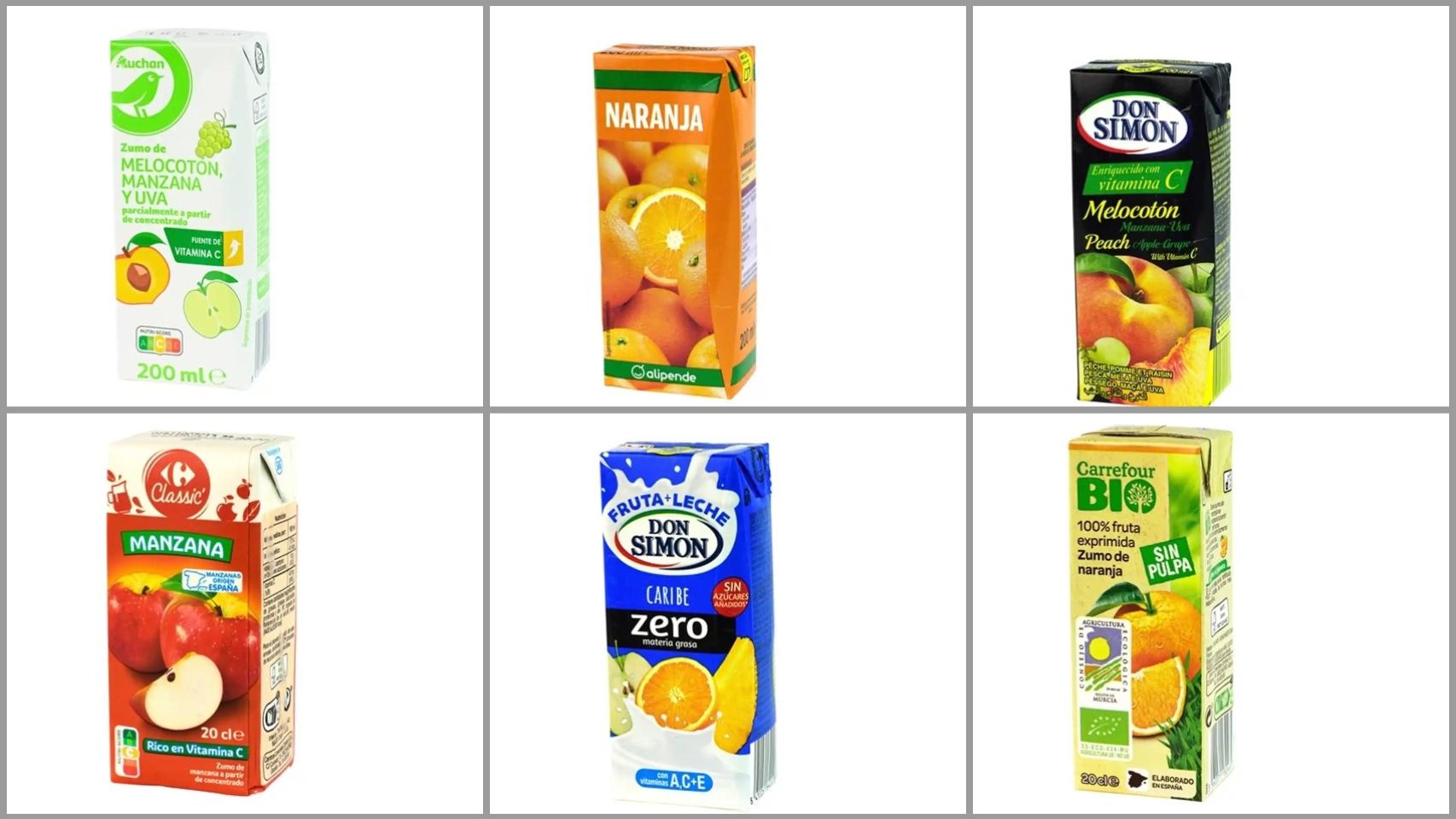 Mejores zumos para niños de los supermercados