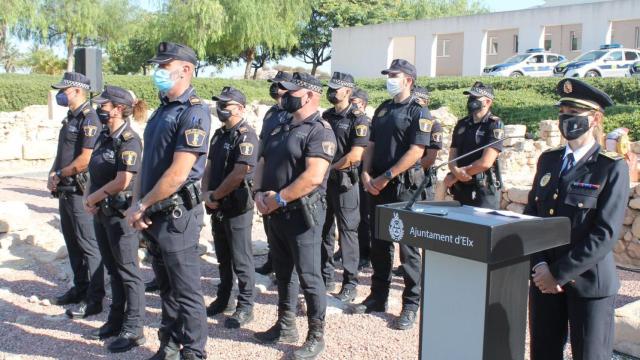 La unidad rural, en la presentación de este jueves en el Yacimiento de la Alcudia.