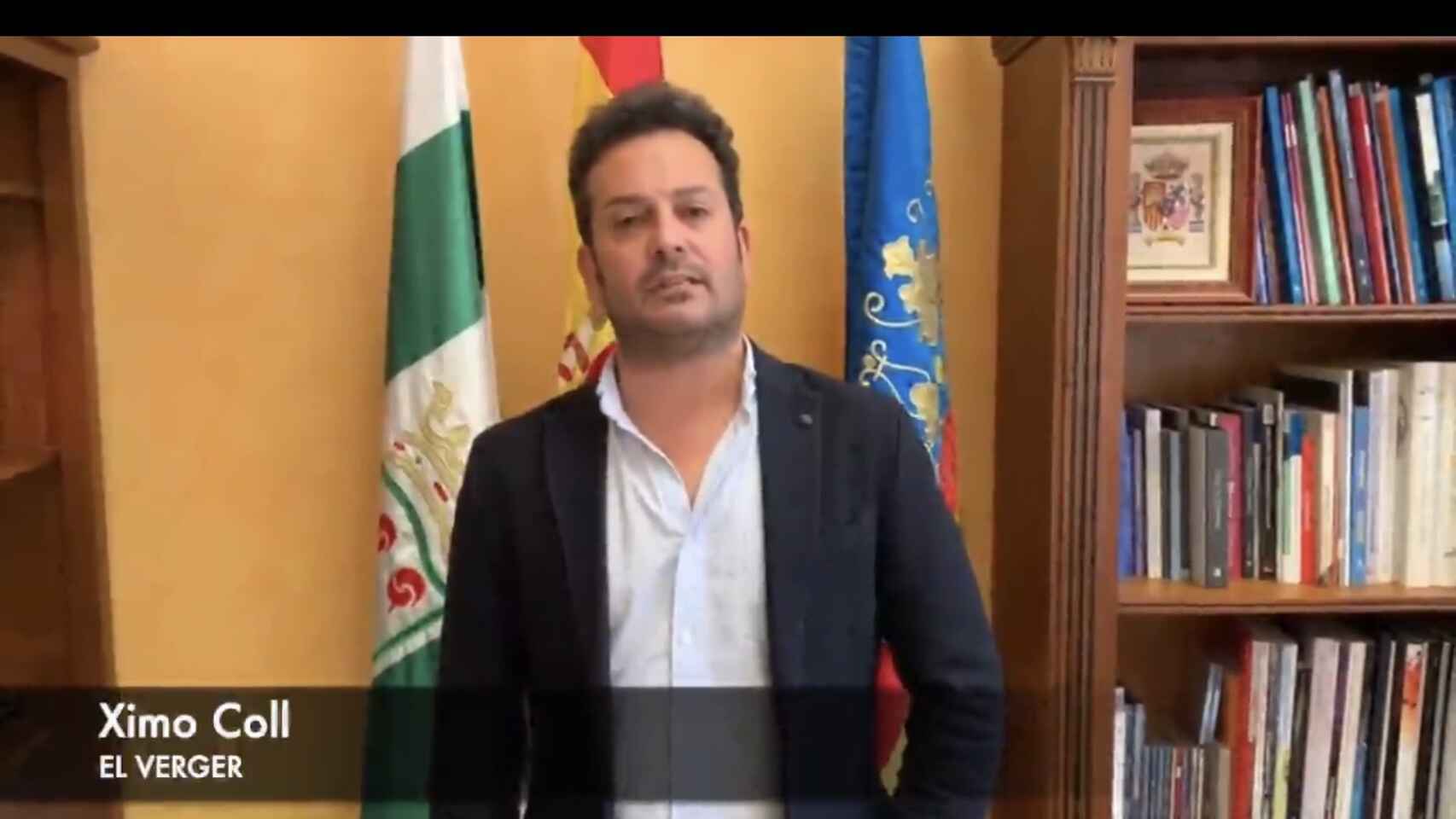 Ximo Coll, el alcalde de El Verger, suspendido de militancia por el PSOE.