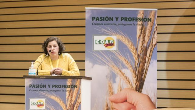 La ganadera zamorana Ángeles Santos