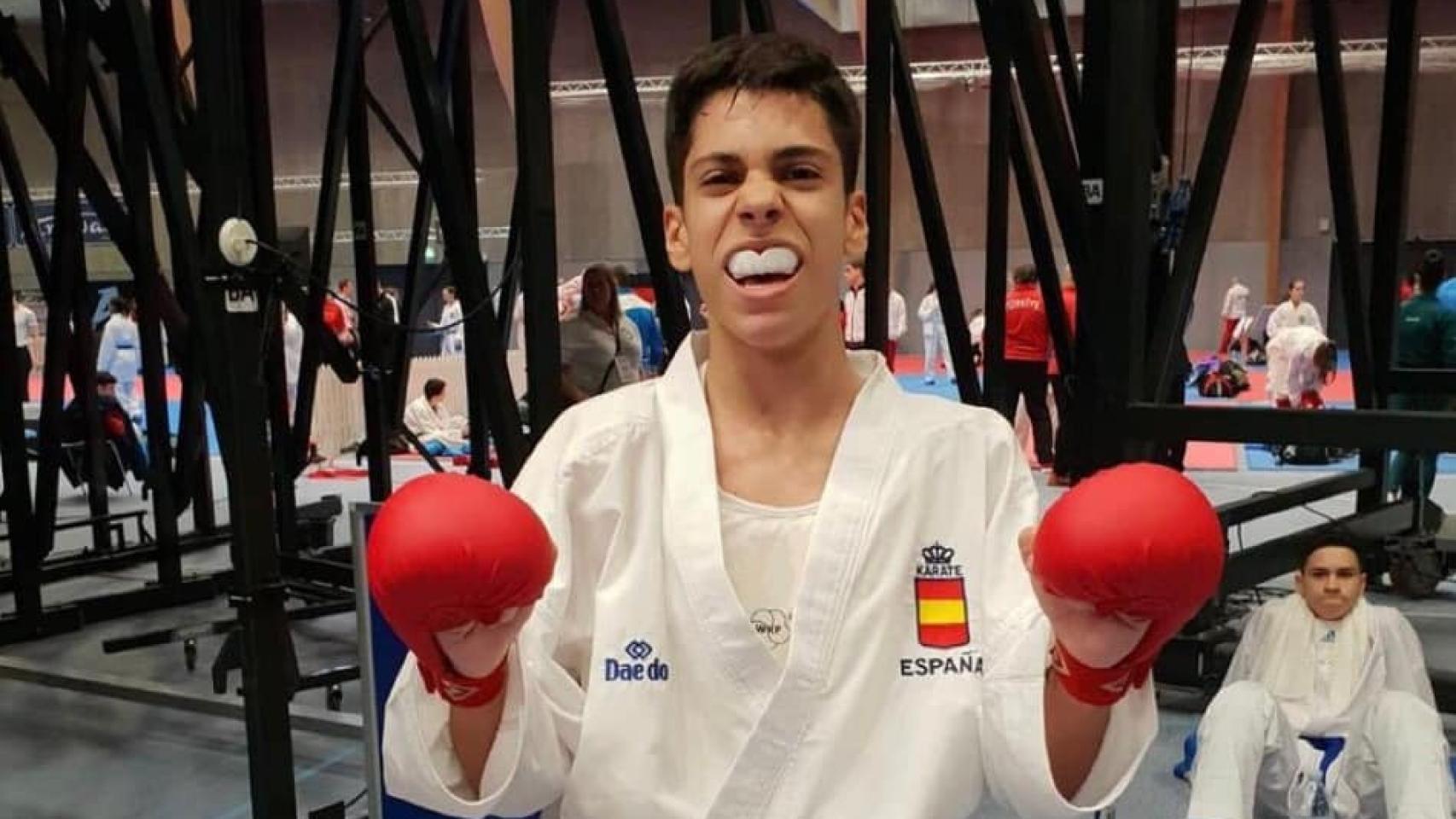 Víctor Cuerva. Foto: Real Federación Española de Kárate y Disciplinas Asociadas