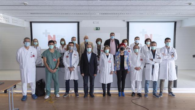Equipo implicado en la revolución tecnológica de la sanidad navarra.