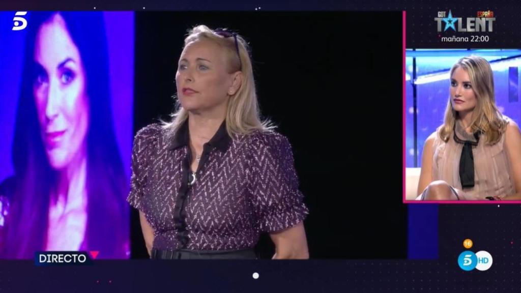 Lucía Pariente minutos antes de ser expulsada.