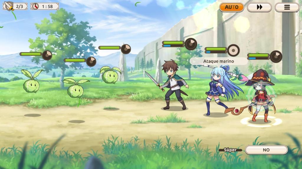 Combate en KonoSuba