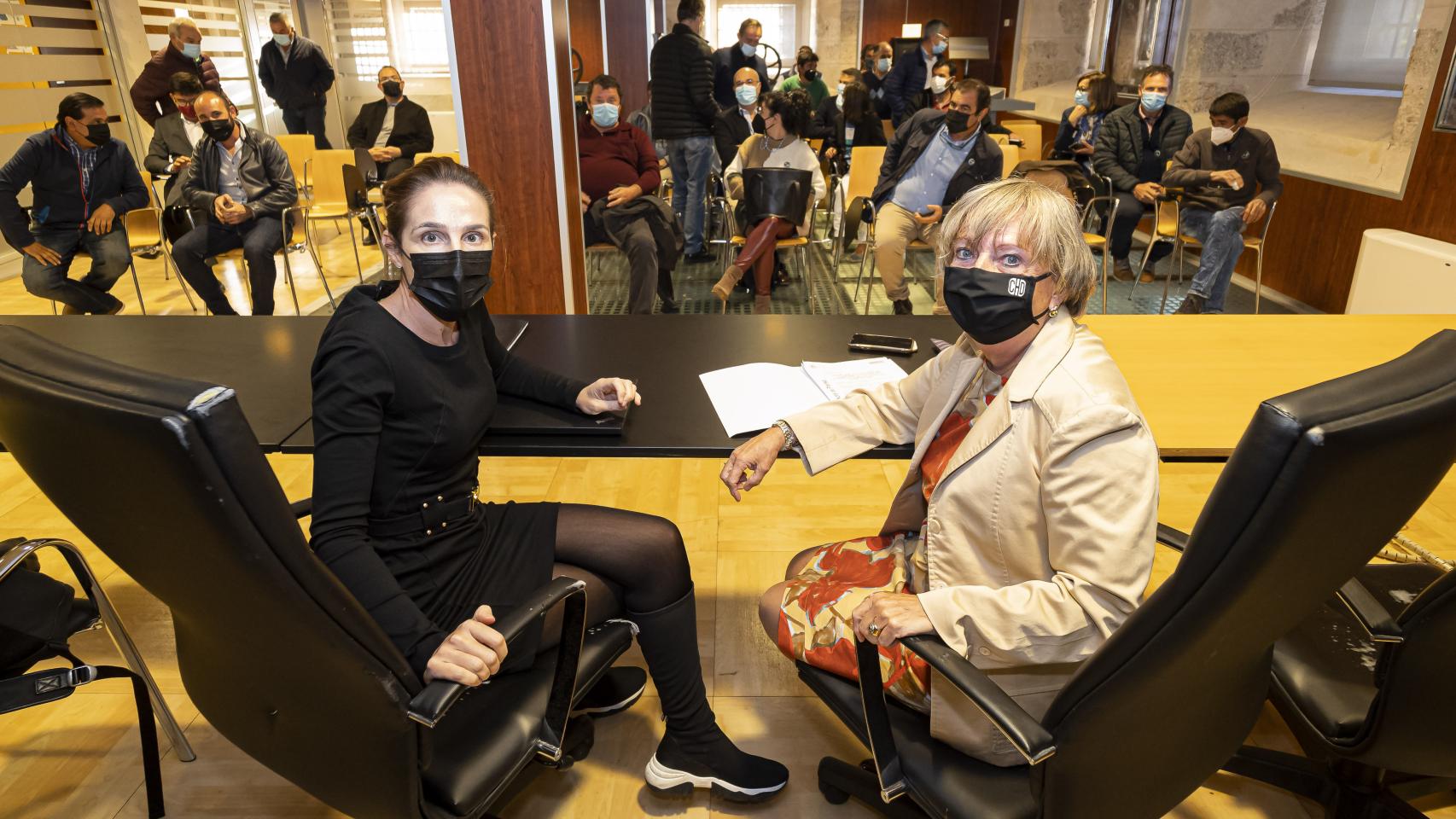 Imagen de la reunión mantenida este viernes