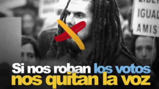 Imagen tuiteada por el fundador de Podemos Juan Carlos Monedero.