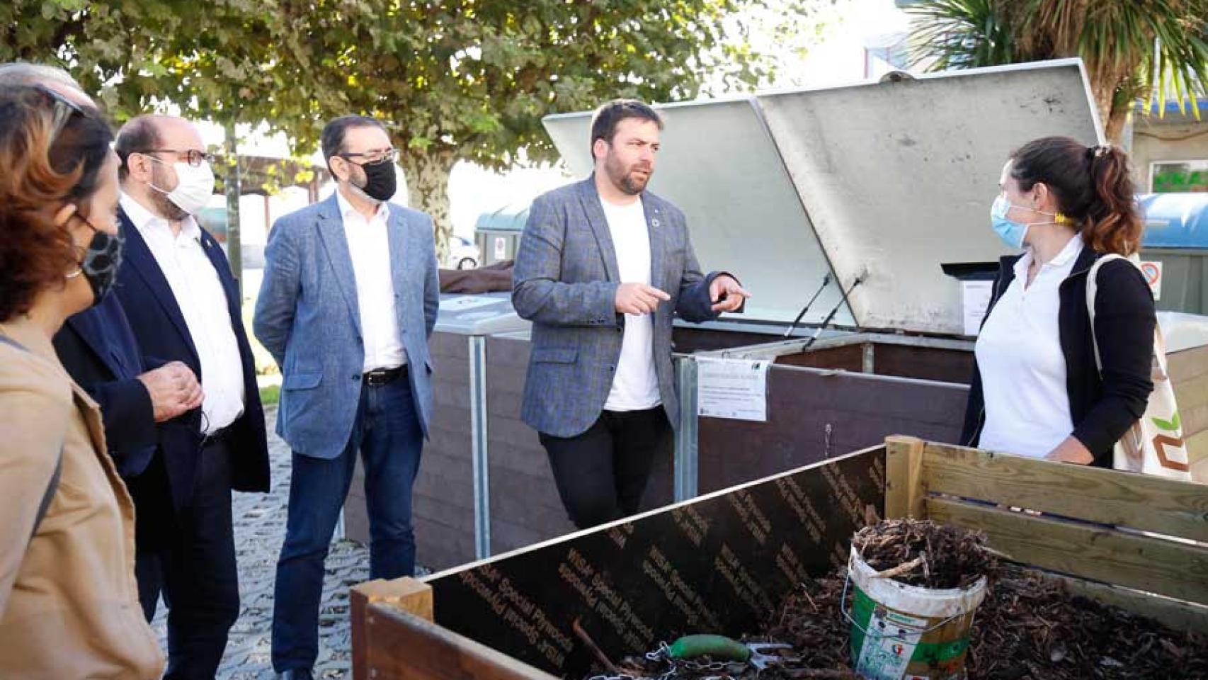 Visita a uno de los centros de compostaje de la provincia.