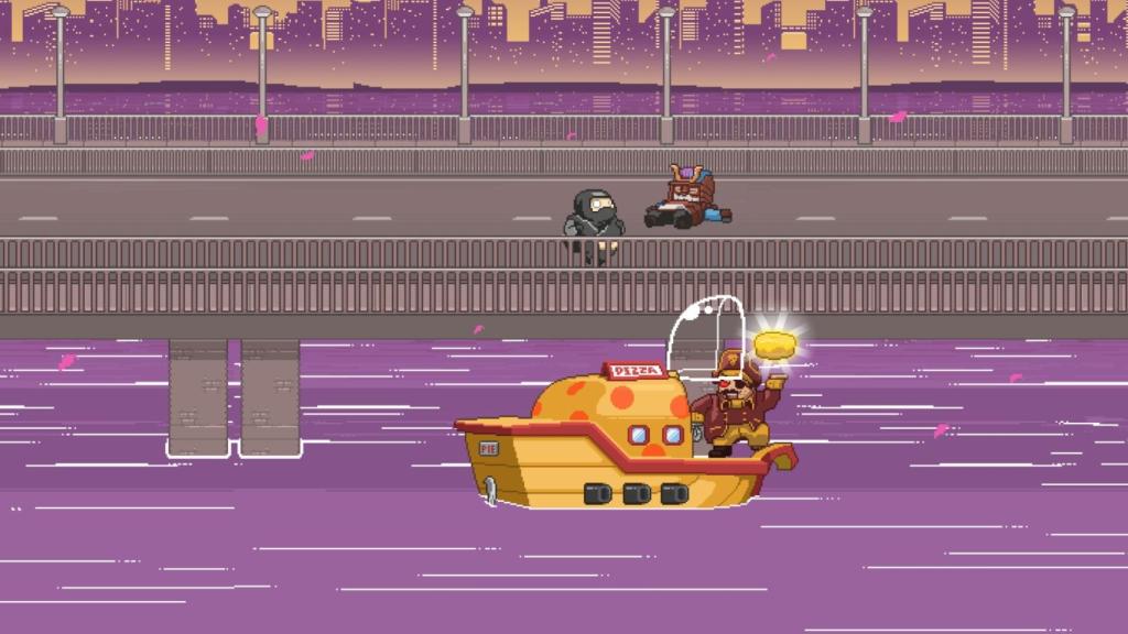 Ninja Chowdown donut dorado