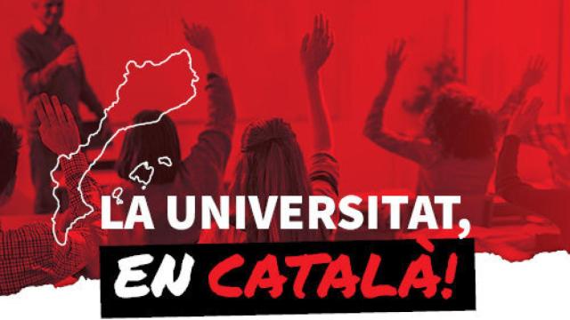 Imagen promocional de la campaña de 'Plataforma per la Llengua'.