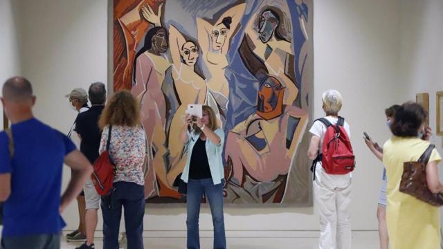 Una imagen del Museo Picasso de Málaga en su interior.