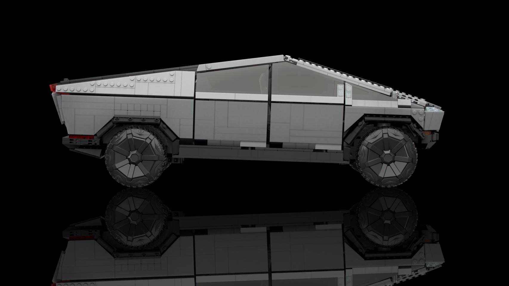 Mattel Cybertruck de construcción