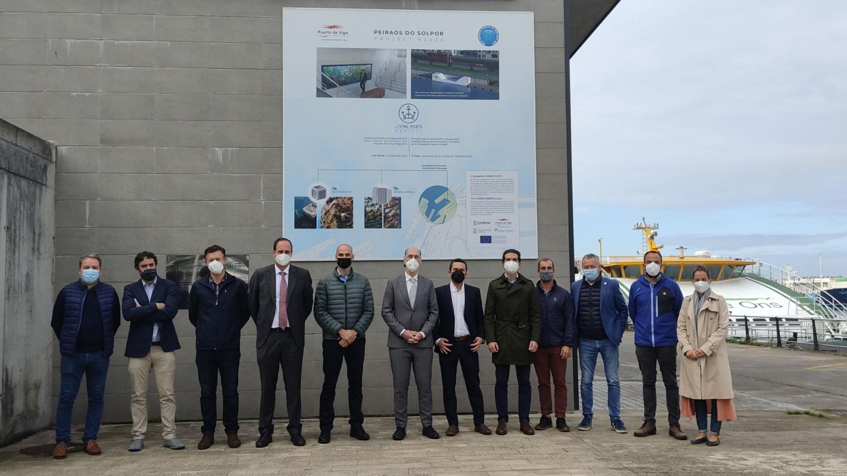 Reunión de los socios de ‘Living Ports’.