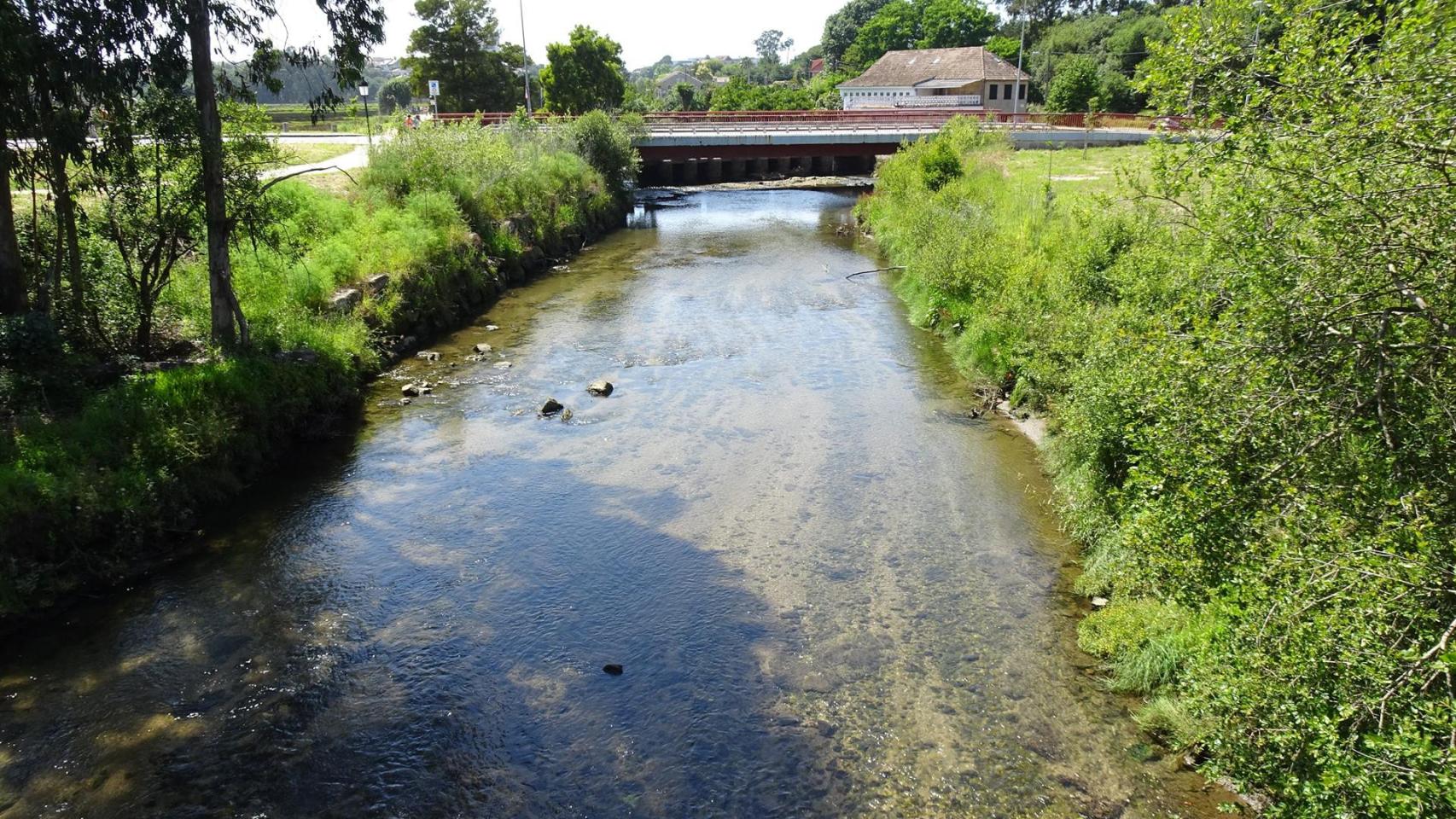 Río Lagares a su paso por Vigo en una imagen de archivo