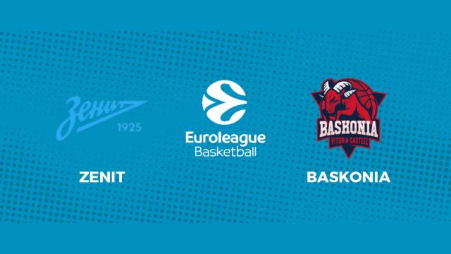 Zenit - Baskonia: siga en directo el partido de la Euroliga