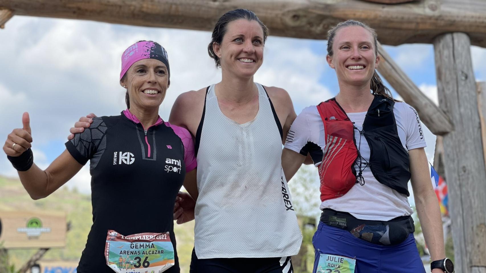 Podio del Grand Trail Festival des Templiers. Foto: SportHG