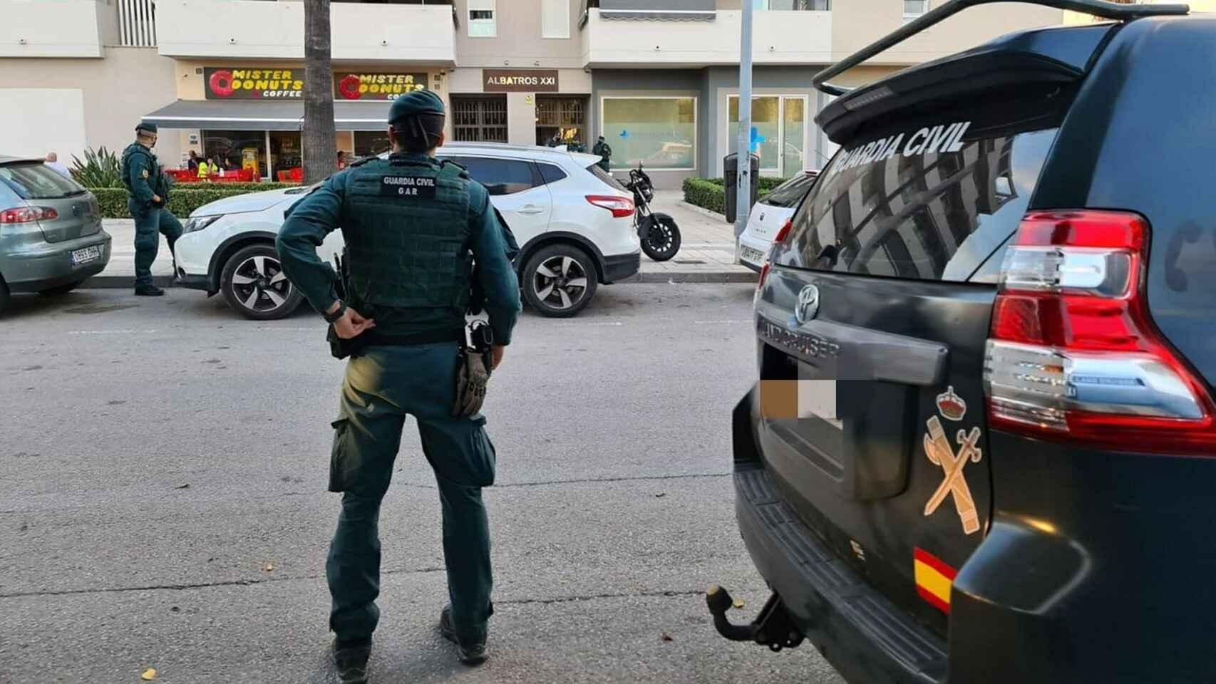 Una imagen de la Guardía Civil en una operación antidroga.
