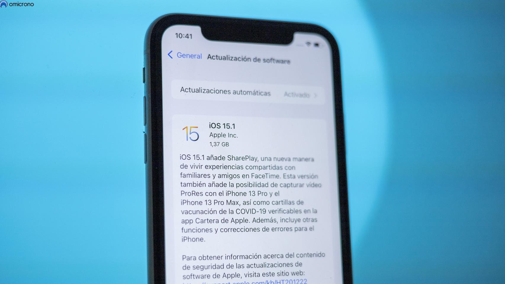 iOS 15.1.