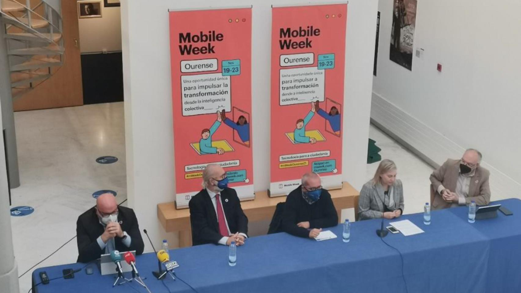 Presentación de la Mobile Week Ourense.