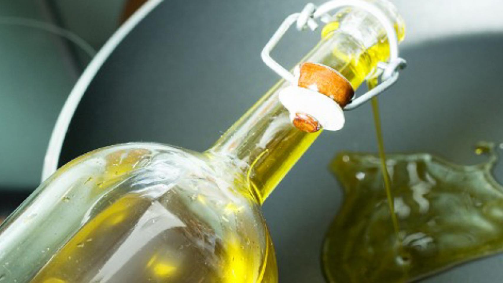 Cocinando con aceite.