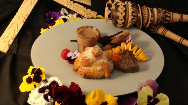 Pan de muerto. Foto cedida por Restaurante Iztac