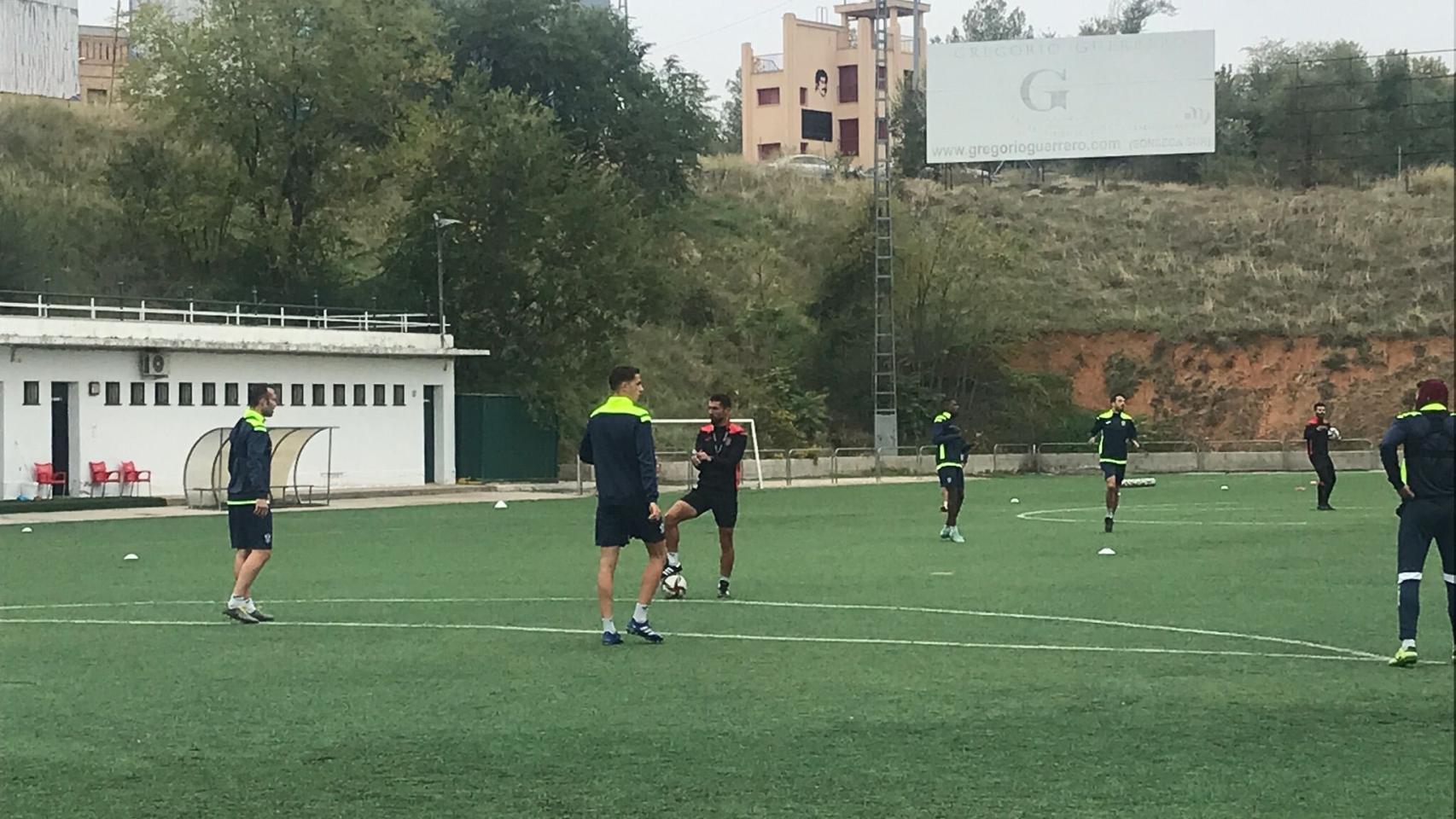 Entrenamiento del CD Toledo. Foto: CMM