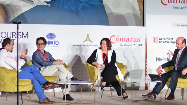 Patricia Franco, consejera de Economía, Empresas y Empleo, en la Cumbre Mundial del Turismo 'Future of Tourism World Summit' de Barcelona. Foto: JCCM