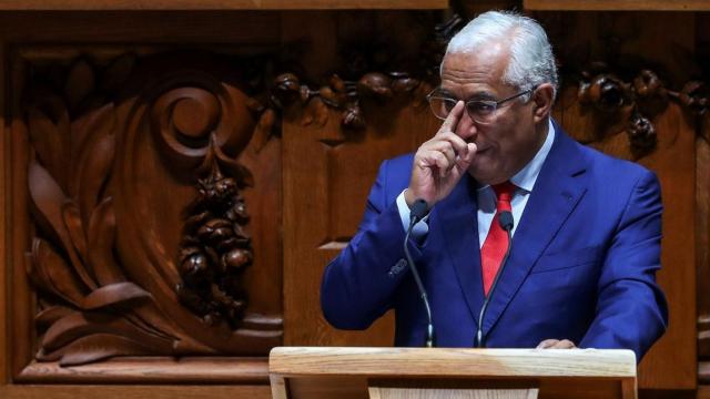 António Costa, en la Asamblea de la República este martes.
