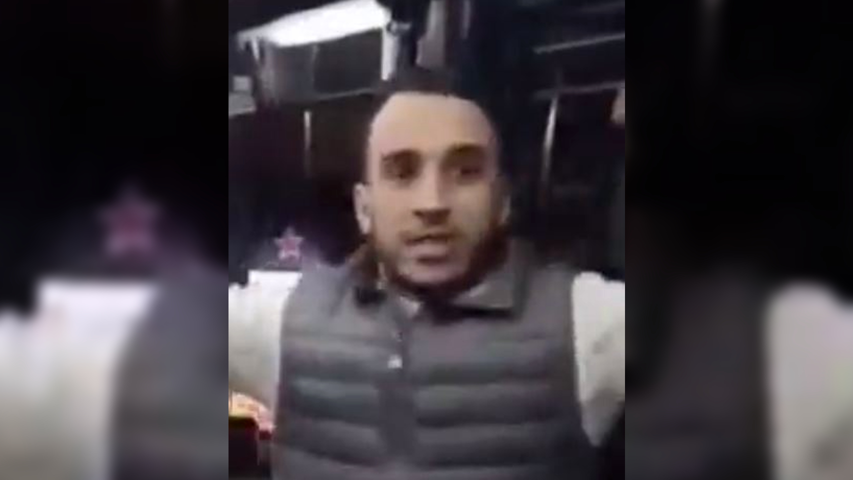 El hombre que agredió a un inspector de policía en Zaragoza.