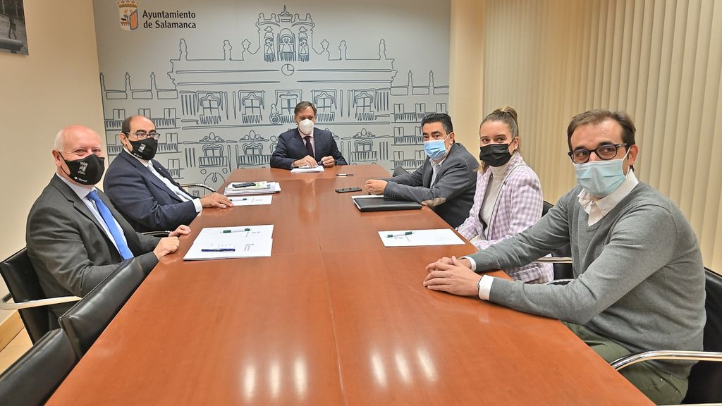 Reunión mantenida entre CES y el Ayuntamiento de Salamanca