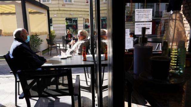 La terraza de un establecimiento hostelero en Valladolid