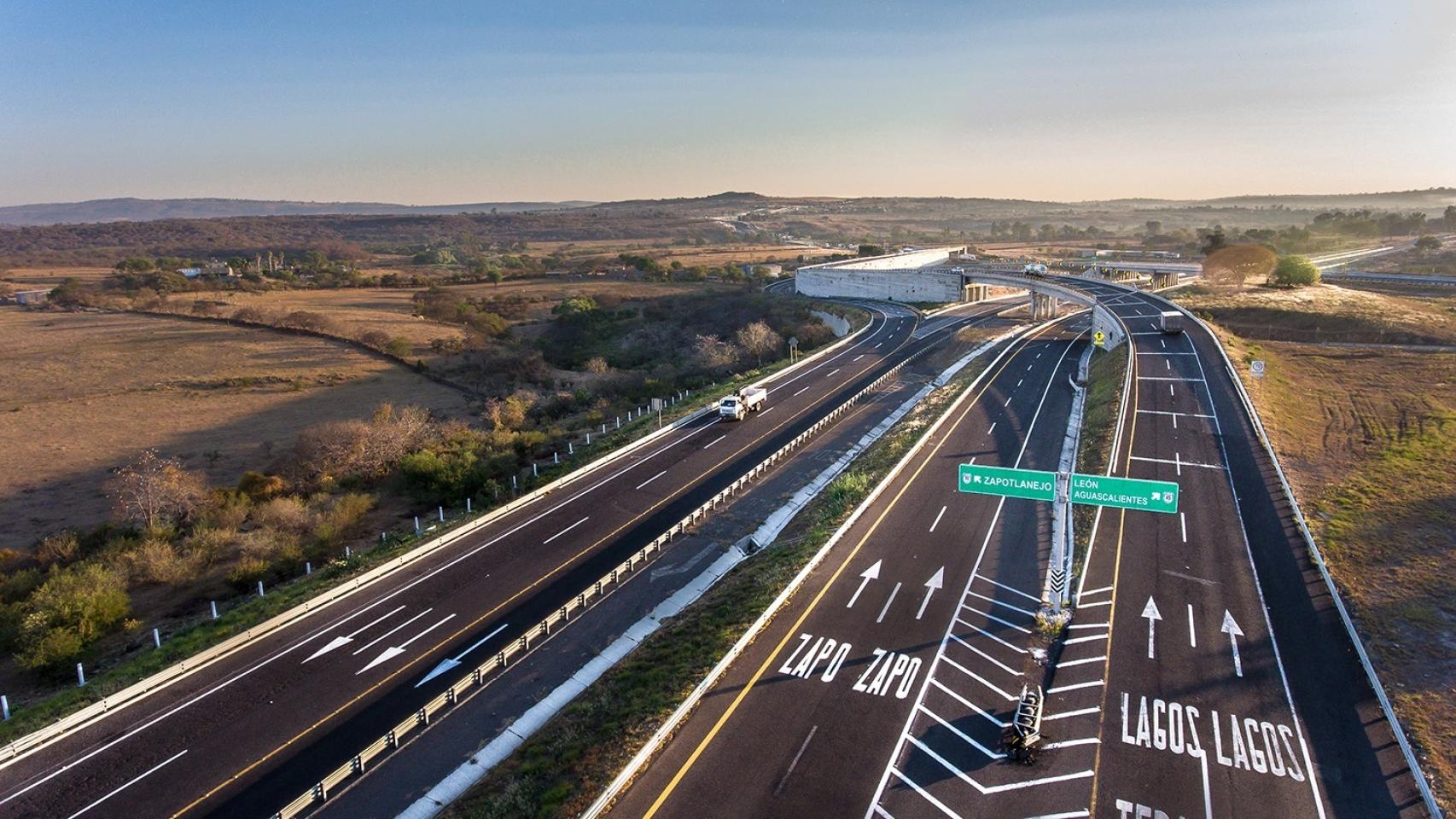 Una de las autopistas mexicanas de Abertis.