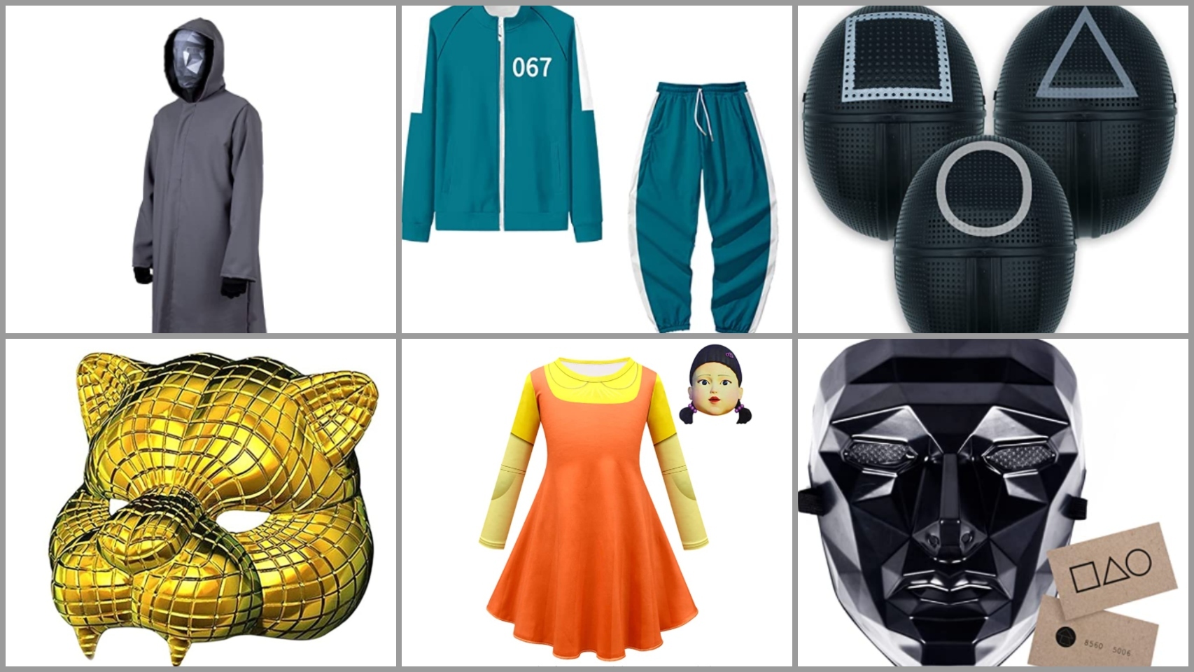 Disfraces del Juego del Calamar