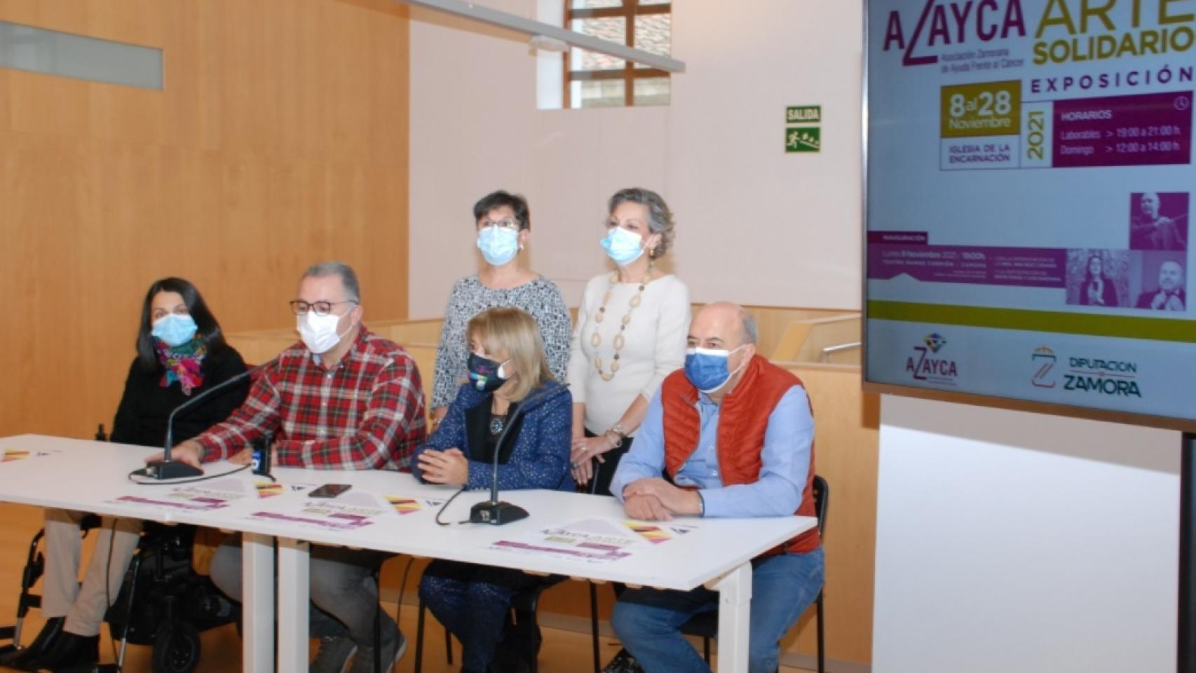 Presentación de la exposición de Arte Solidario