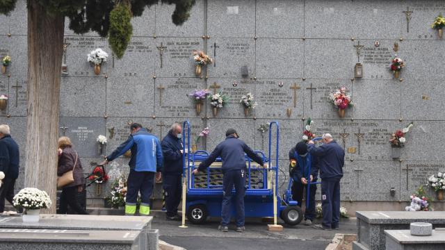 Imagen de archivo de un cementerio en Castilla-La Mancha.