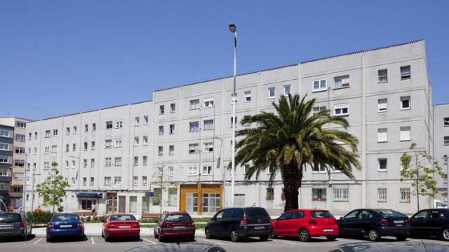 Casas de Franco en A Coruña antes de las obras de humanización