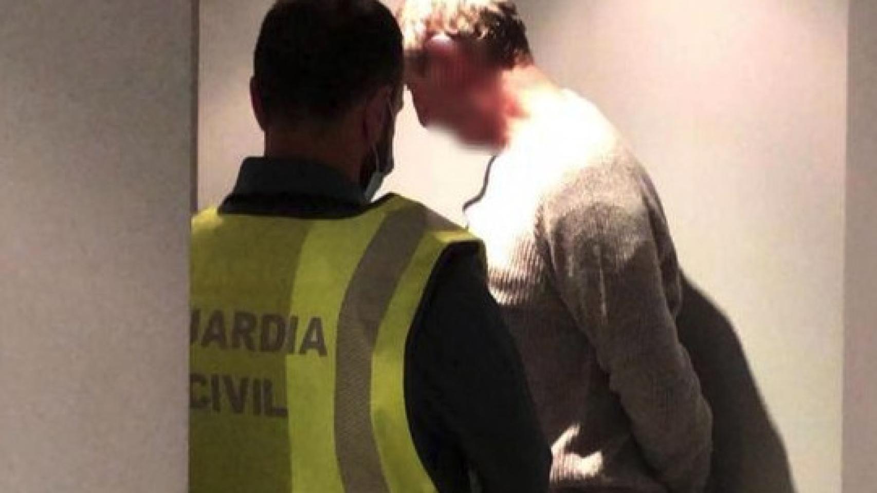 Imágenes de la detención del presunto asesino de Lardero (La Rioja).