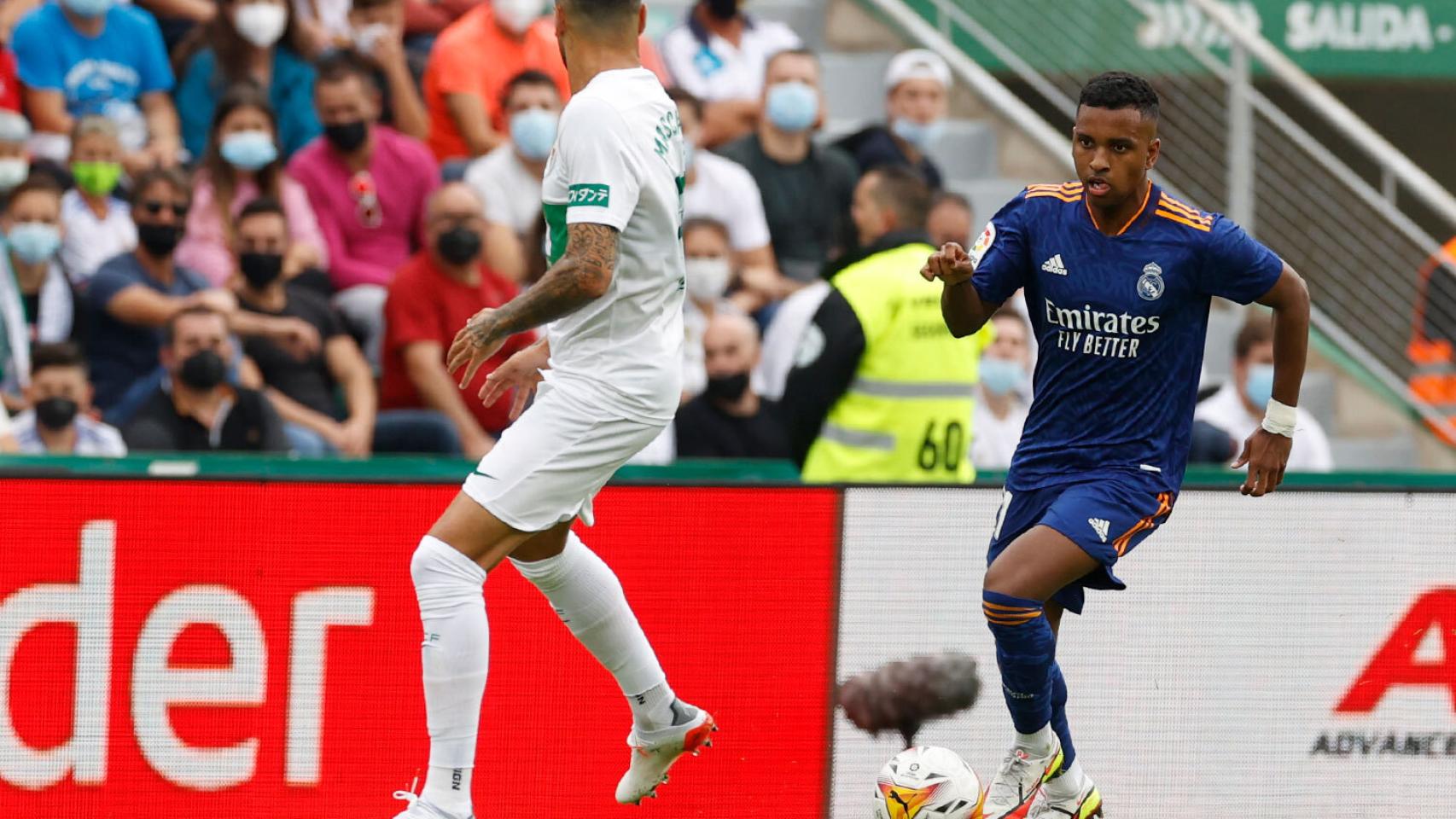 Rodrygo arranca al contragolpe frente al Elche