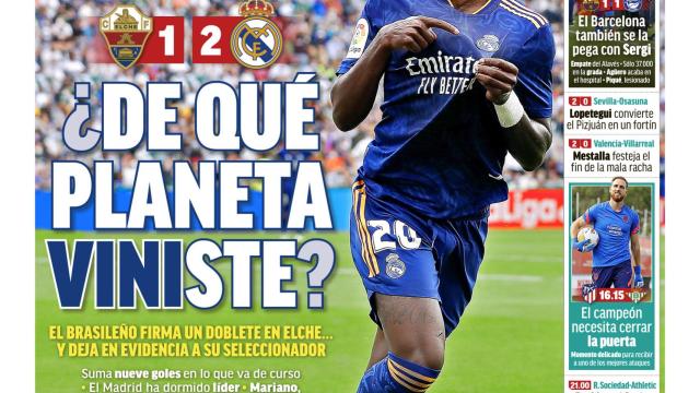 La portada del diario MARCA (31/10/2021)