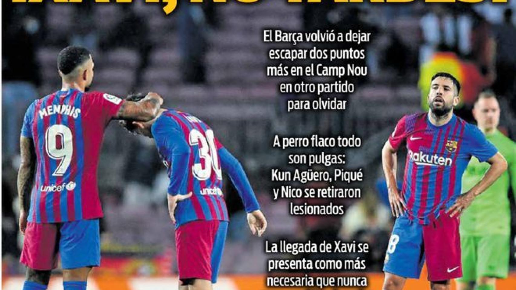 La portada del diario SPORT (31/10/2021)