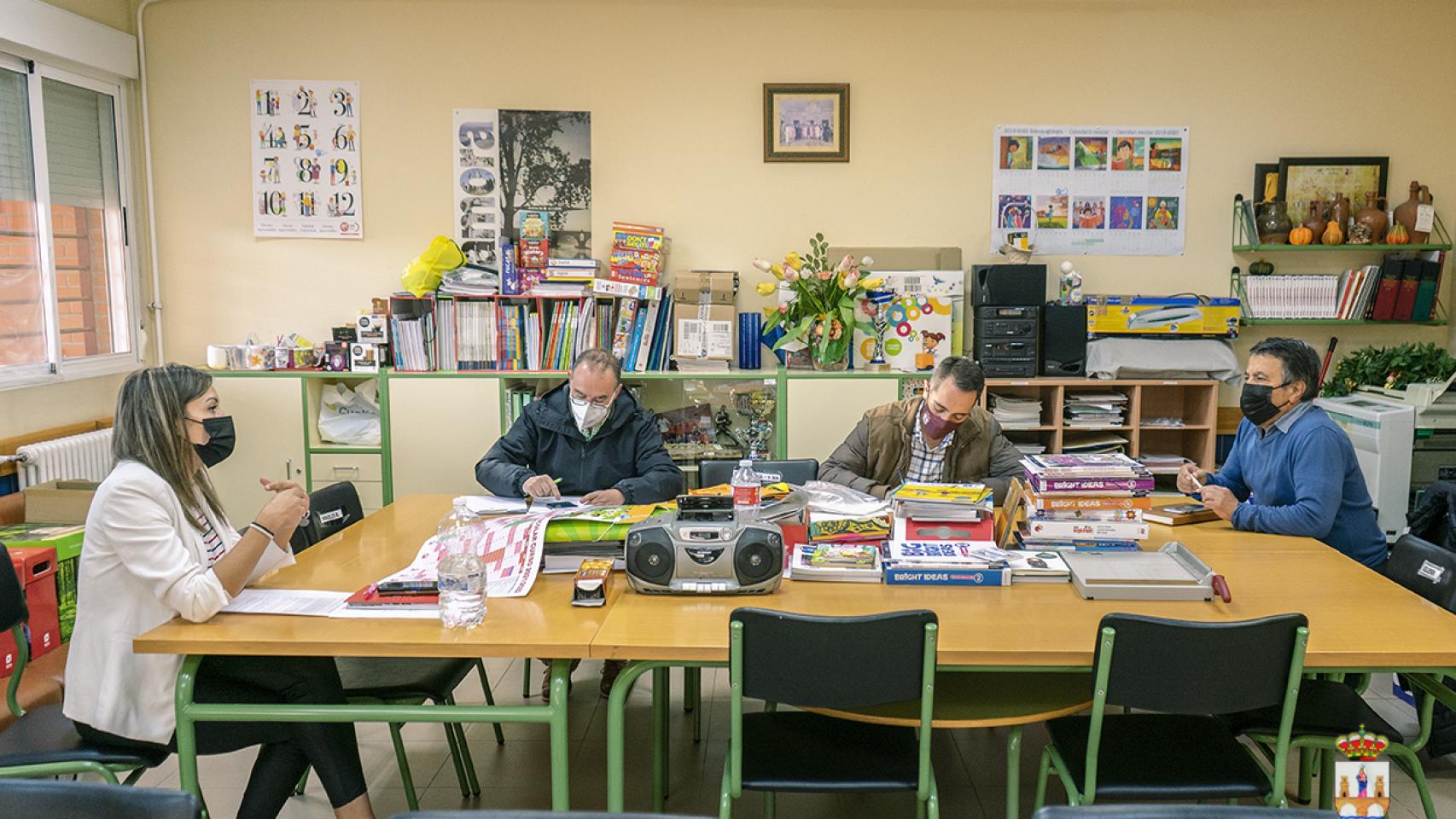 Reunión del Ayuntamiento con uno de los centros educativos