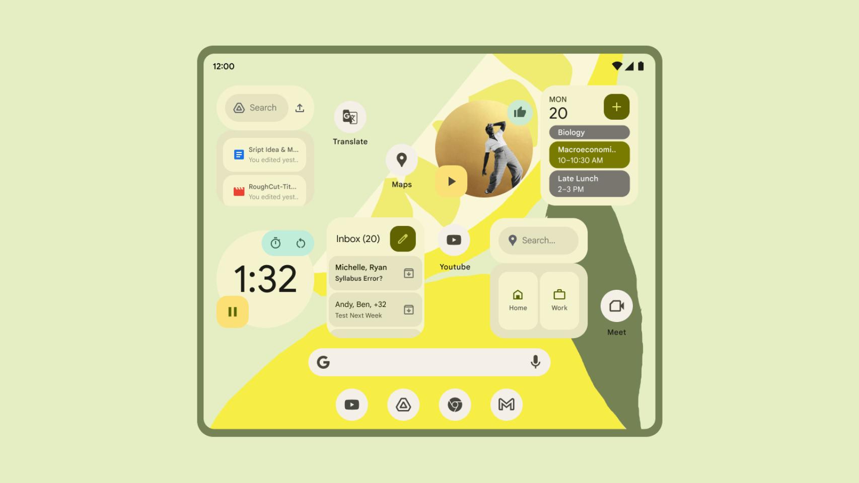 Nuevos widgets con diseño de Android 12
