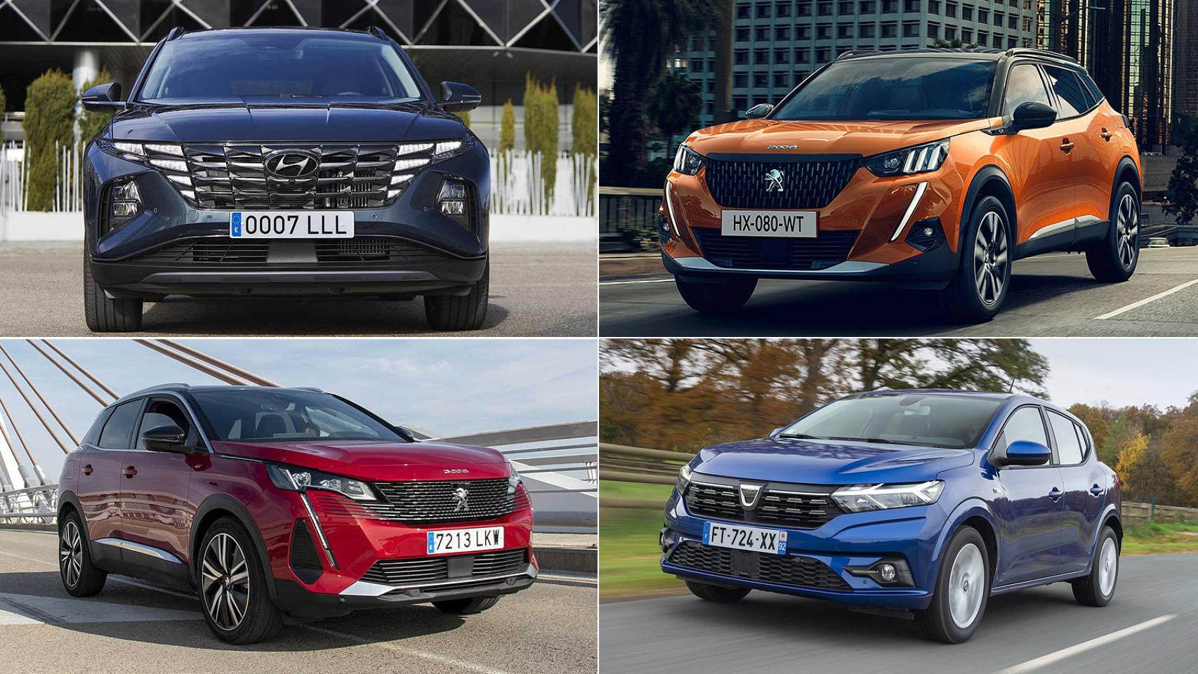 Estos son los 10 coches más vendidos en España en el mes de octubre