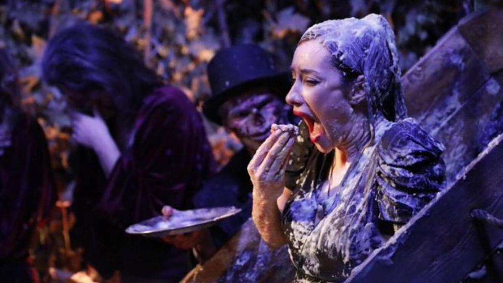 Adara durante la noche de Halloween en 'Secret Story'.