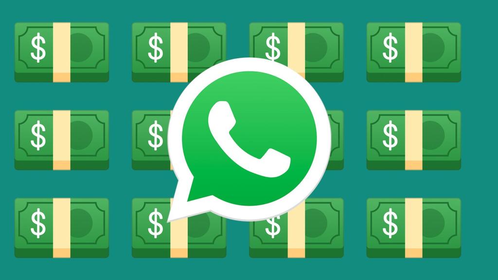 WhatsApp y billetes.