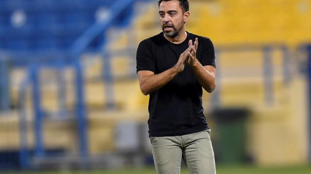 Xavi Hernández, en un partido del Al Sadd